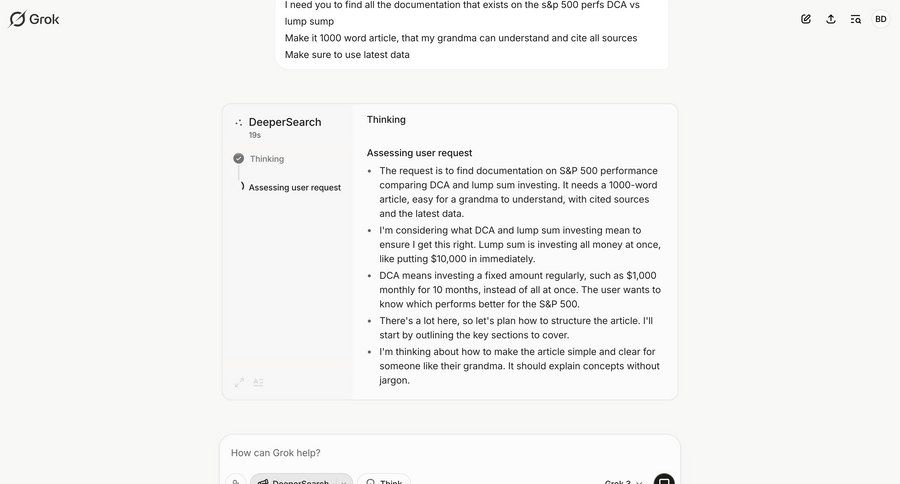 Grok
			detail page timeline content artificial intelligence finance task completion call intelligence information page detail view item details info view chat menu timeline ui chat interface conversational ui page example