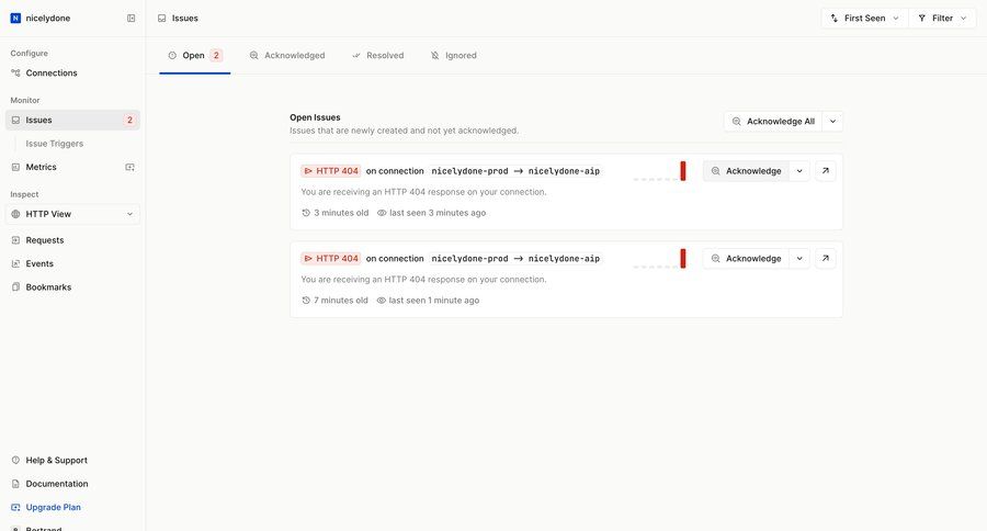 Hookdeck
			 sidebar navigation analytics dashboard issue tracking dashboard warning dropdown filters call intelligence sidebar menu data visualization performance metrics monitoring business intelligence kpi dashboard ui page example