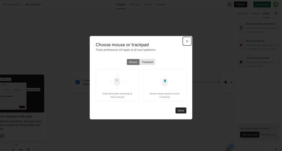 Typeform
			      ux ui design