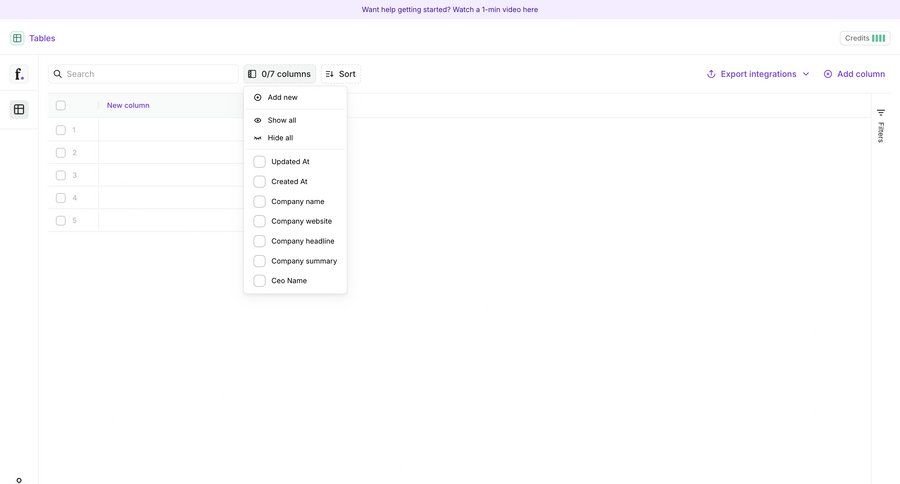 Freckle
			 data management grid data entry data filtering menu data visualization table database management ui page example