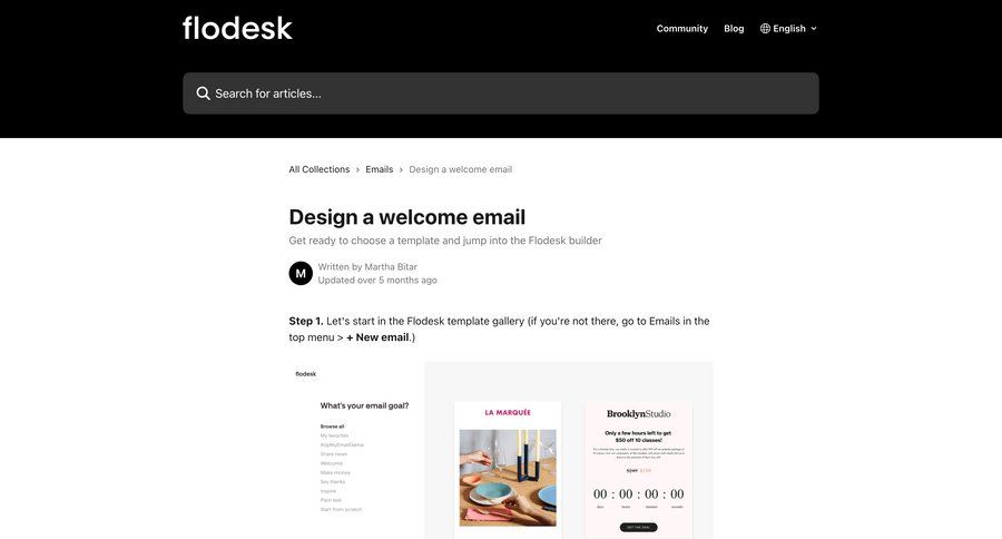 Flodesk
			 file upload modal import file setup on boarding image gallery media gallery blog templates ui page example