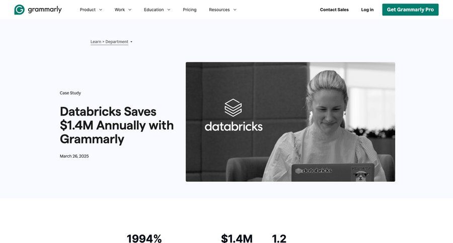 Grammarly
				article ui page example