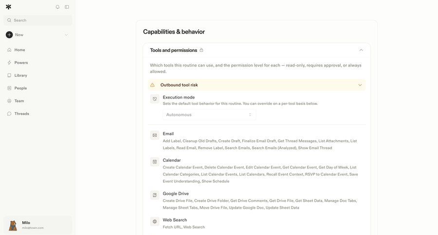 Town
			 configuration settings dashboard automation integration management permission management sidebar security integration modern configuration screen permissions ui page example