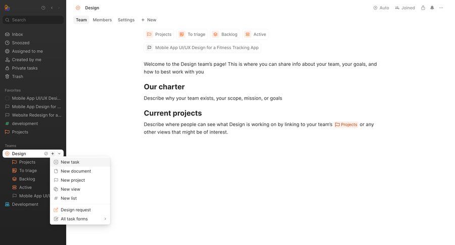Height
			 team collaboration sidebar navigation project management document management project tracking document list sidebar create menu collaborators group members ui page example