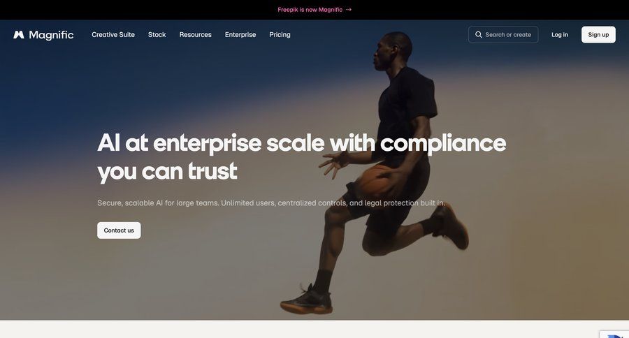 Magnific
			 team management b2b saas ui page example