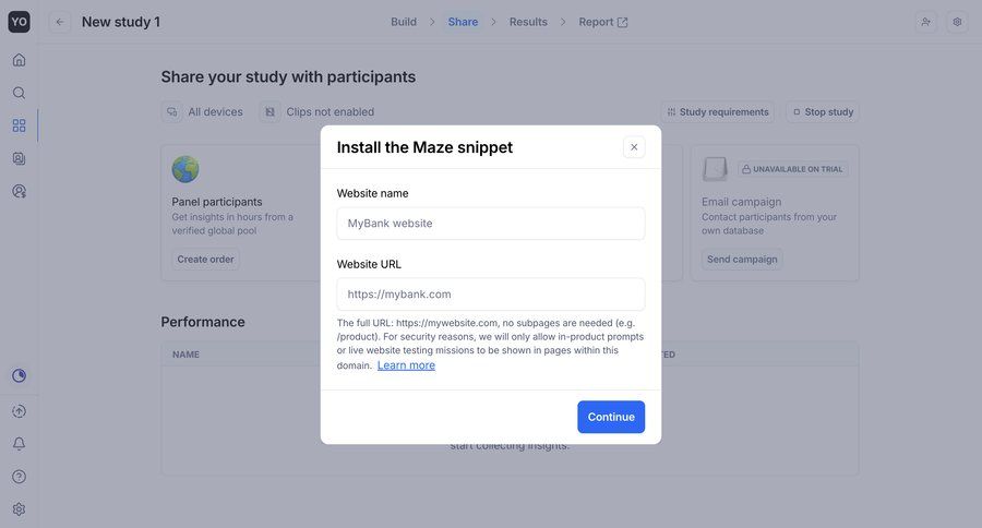 Maze
				detail page ui page example