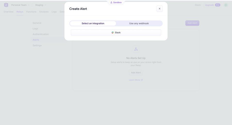 Evervault
			 form alert message system notification push notification notification center create setup version control ui page example