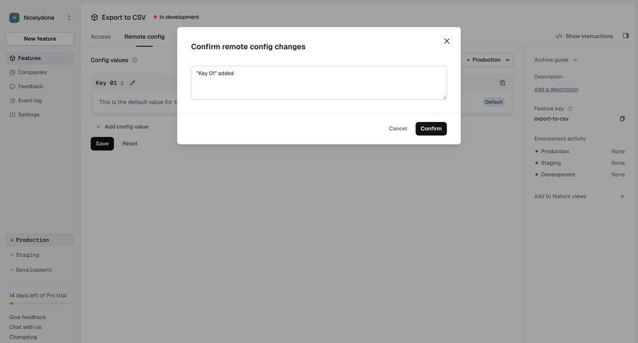Reflag
			 settings cancel changes ui page example