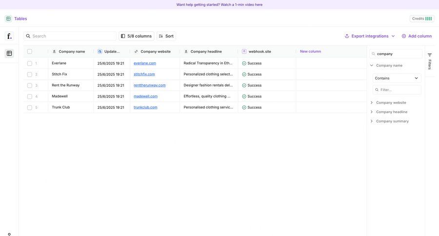 Freckle
			list team filters table data management e-commerce grid data analysis data display data filtering table ui page example