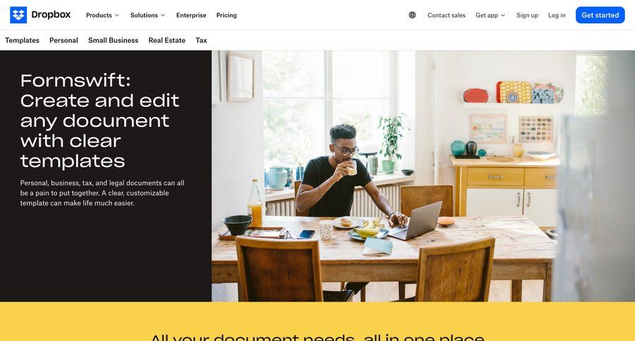 Dropbox
			 note creation free templates blog templates enterprise suggestion ui page example