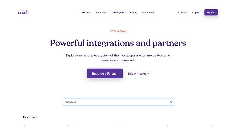 Swell
			  ux ui design