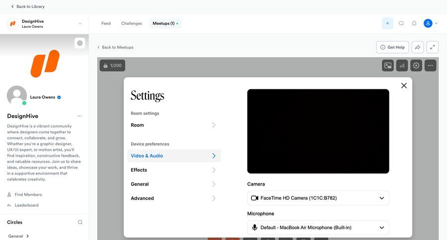 Kajabi
			 collaboration configuration settings design navigating settings sidebar preferences settings modal ui page example
