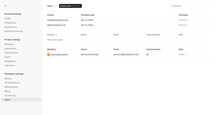 Height
			 settings team collaboration sidebar navigation user management account setup workspace settings authentication table headers user data user invitation sidebar user menu keyboard shortcuts shortcuts table permissions ui page example