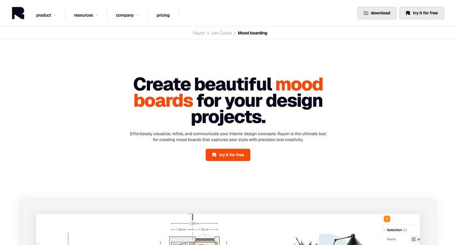 Rayon
			 color palette import file version history real-time editing ui page example