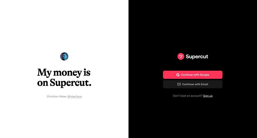Supercut
			          ux ui design