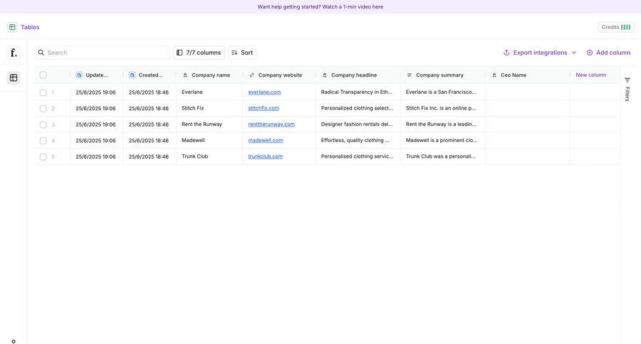 Freckle
			 data management e-commerce data export data analysis list management data display data entry data visualization table ui page example
