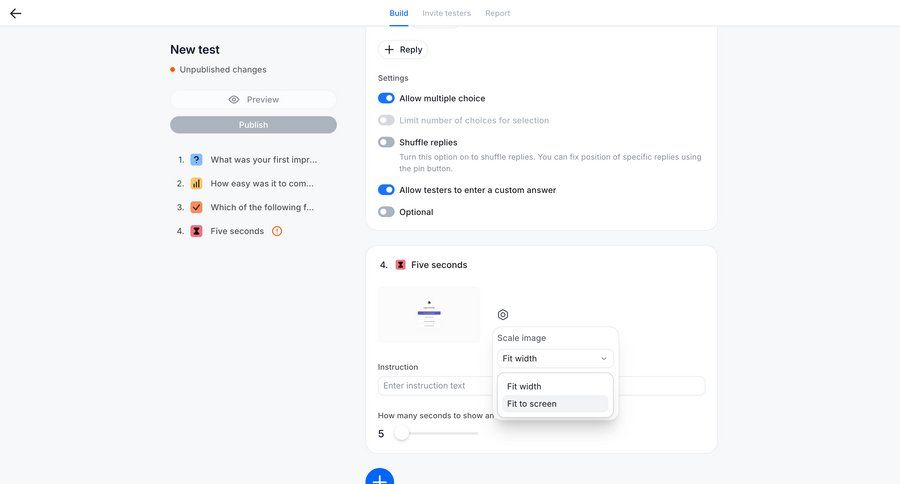 Wynde
			 configuration settings form menu ui page example