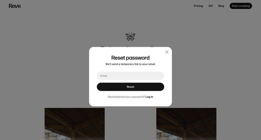Reve
				password reset ui page example