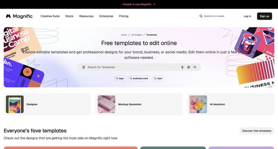 Magnific
			templates free templates ui page example