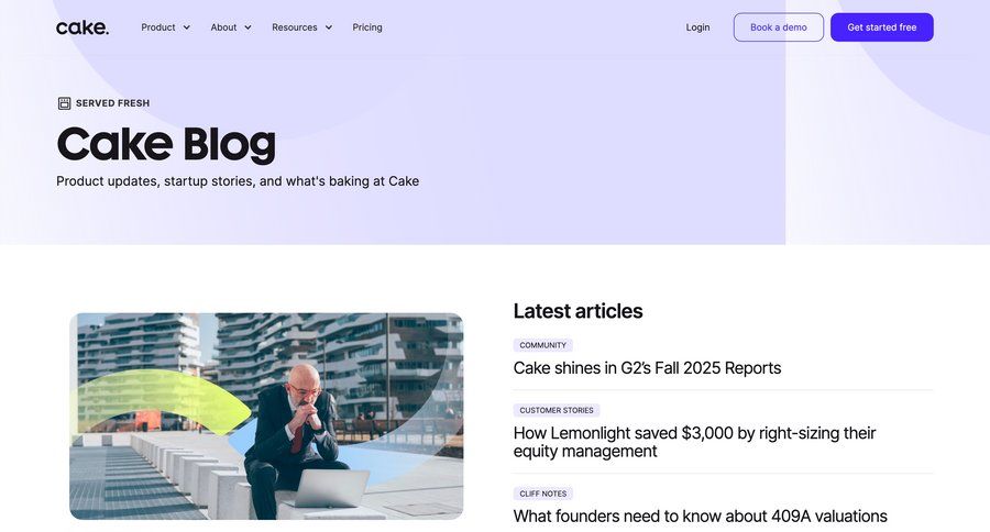 Cake
				list ui page example