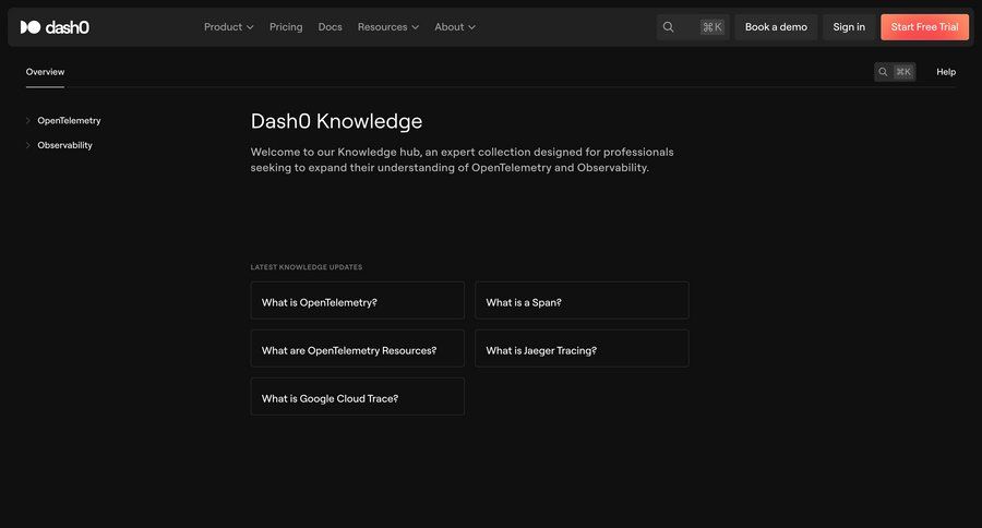 Dash0
				knowledge ui page example