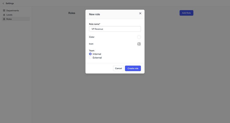 Dock
			 settings modal ui page example