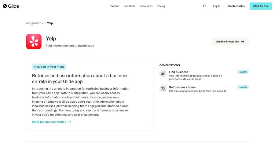 Glide
				detail page ui page example