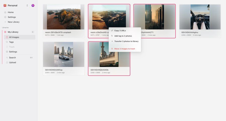 Raster
			collection gallery bulk actions file organization bulk import bulk delete bulk edit bulk upload bulk archive bulk move call to action menu folder image gallery media gallery photo gallery avatar upload ui page example