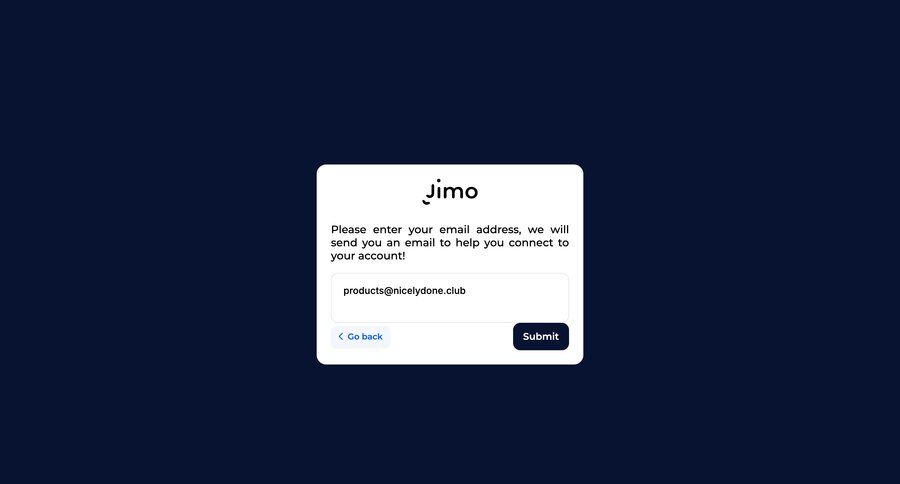 Jimo
				verification page example