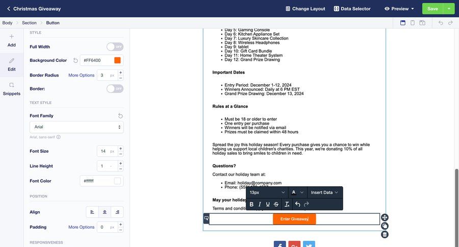 Vero
			 content management e-commerce editor design real-time preview style customization video editor sidebar menu modern ui page example