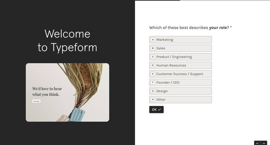 Typeform
			    ux ui design