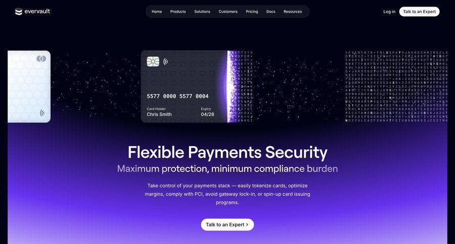 Evervault
			 call to action version control ui page example