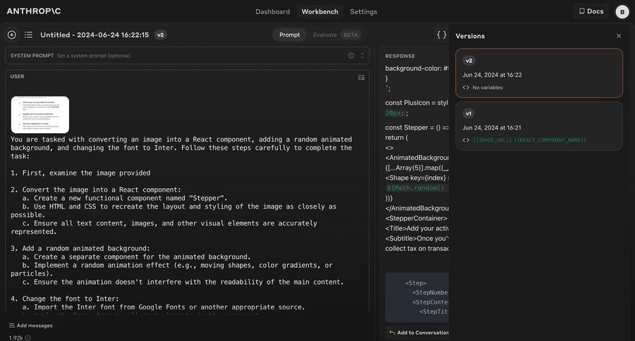 Anthropic
			settings modal & popover history modal screen dark theme code editing sidebar location map dashboard layouts transaction history version history version control code snippet ui page example