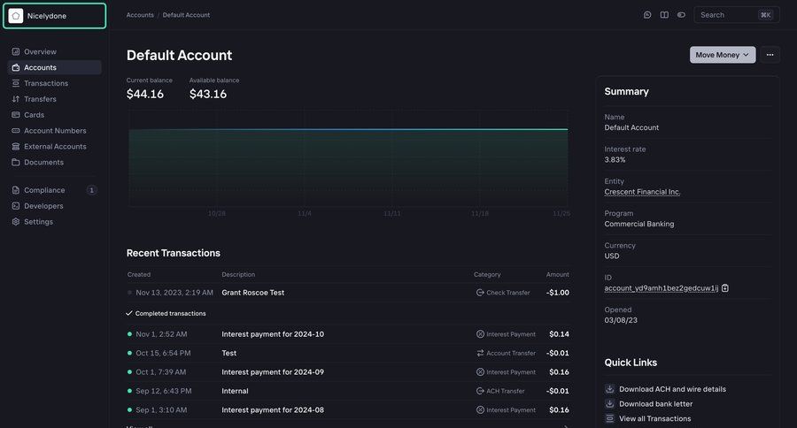 Increase
			 dashboard sidebar navigation finance dark theme three-column grid sidebar detail view info view download cards ui table transaction history ui page example