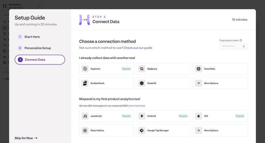 Mixpanel
				create ui page example