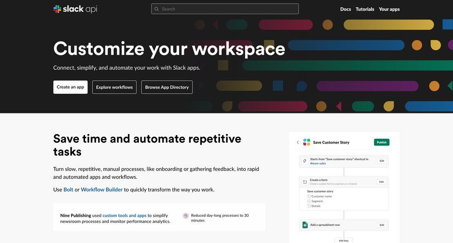 Slack
			 file upload modal file upload ui bot builder search suggestions ui page example