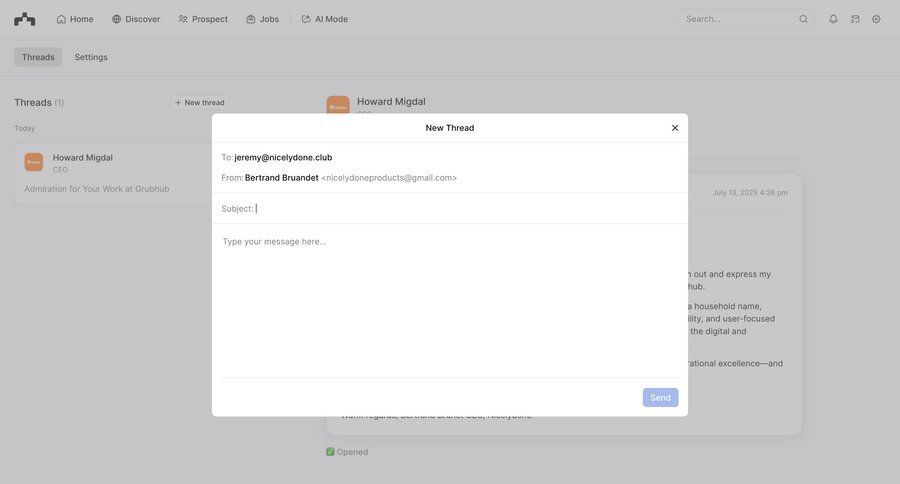 The org
			 form email compose email communication ui page example