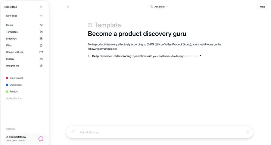 Sana
			 collaboration sidebar navigation templates product discovery template selection sidebar communication menu editorial blog post news article article feature article blog templates ui page example