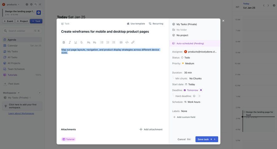 Motion
			form timeline task management project management form attachment timeline ui ui page example