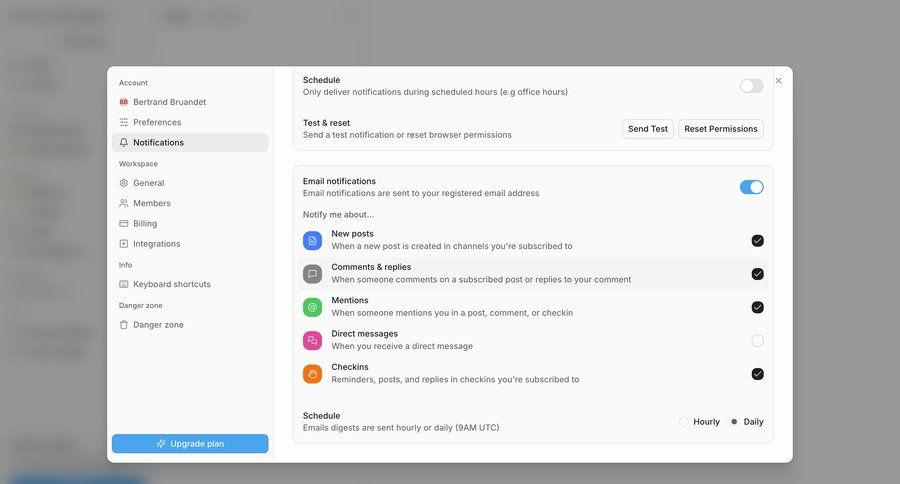 Notification settings Page Design Examples — 177+ SaaS UI Inspiration ...