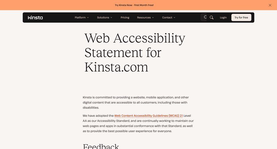 Kinsta
				about & company mission ui page example