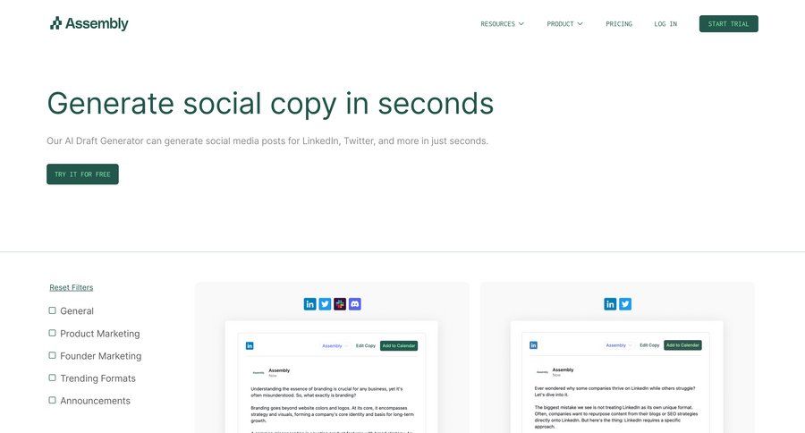 Assembly
			 call intelligence call transcript announcement case studies not found real-time editing transcript ui page example