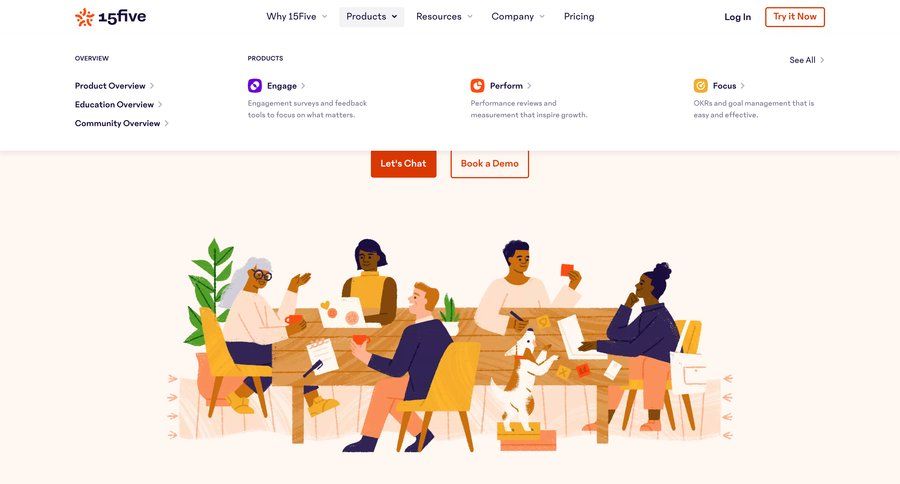 15Five
			     ux ui design