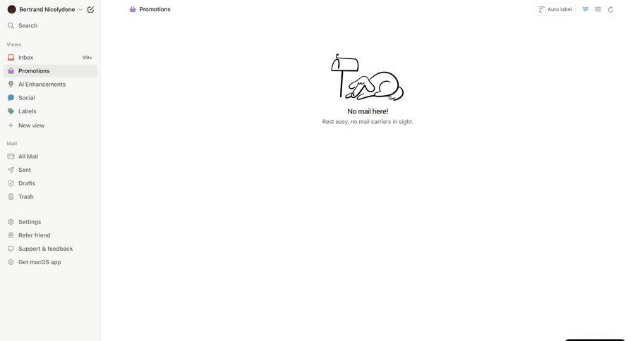 Notion Mail
			 sidebar navigation onboarding automation email management email inbox empty state illustration sidebar blank state void blank non-ideal state empty page prompt communication ui page example