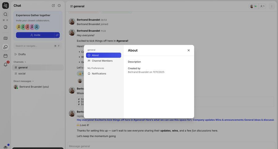 Gather
				settings ui page example