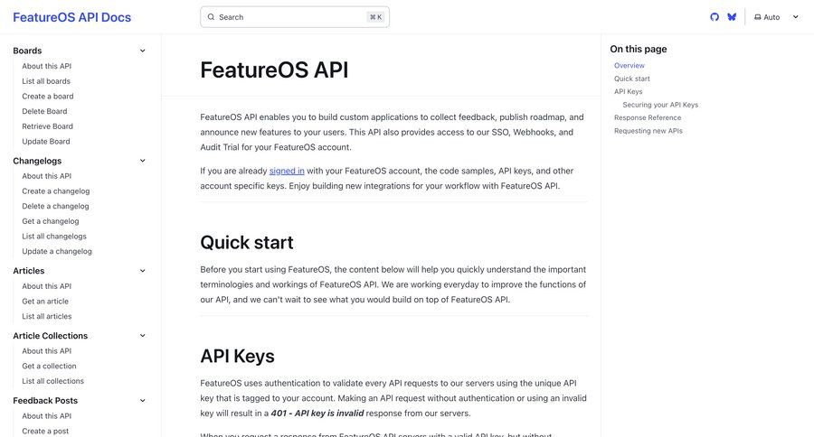 FeatureOS
				help ui page example