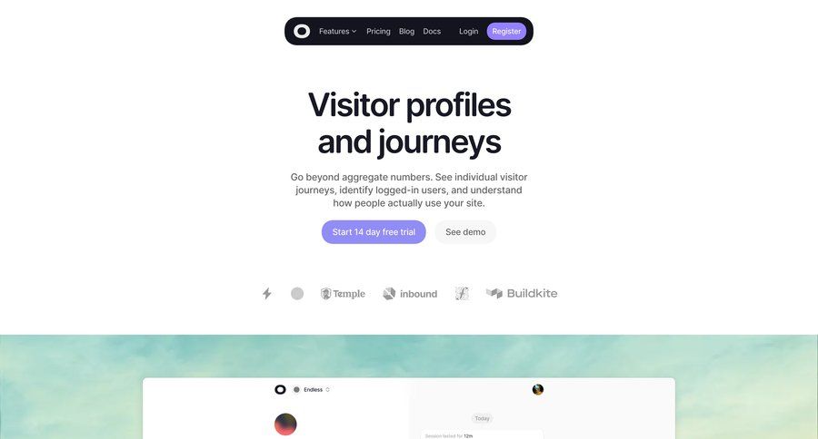 Visitors
			 b2b saas ui page example