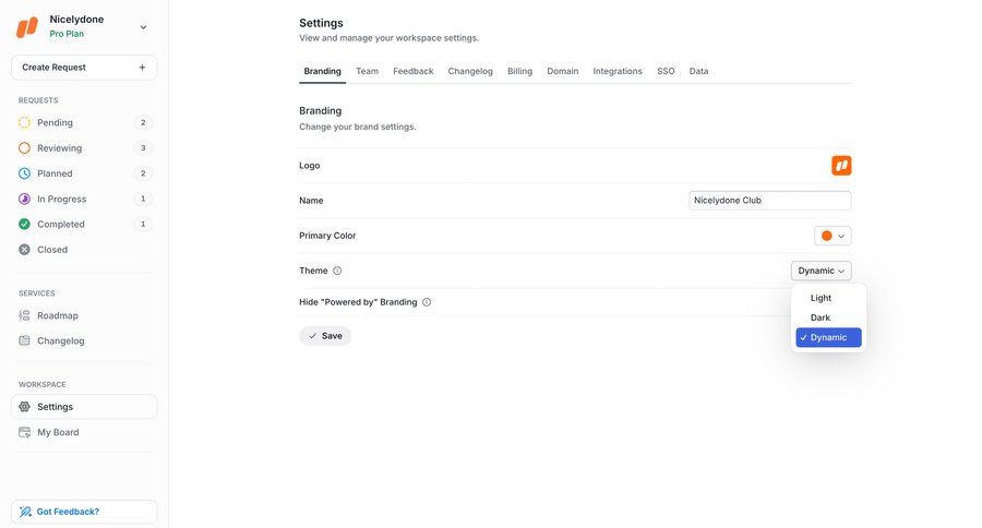 UserJot
			 configuration settings form customize ui page example