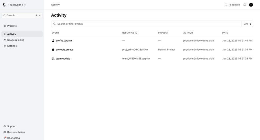 Latitude.sh
			events audit log ui page example