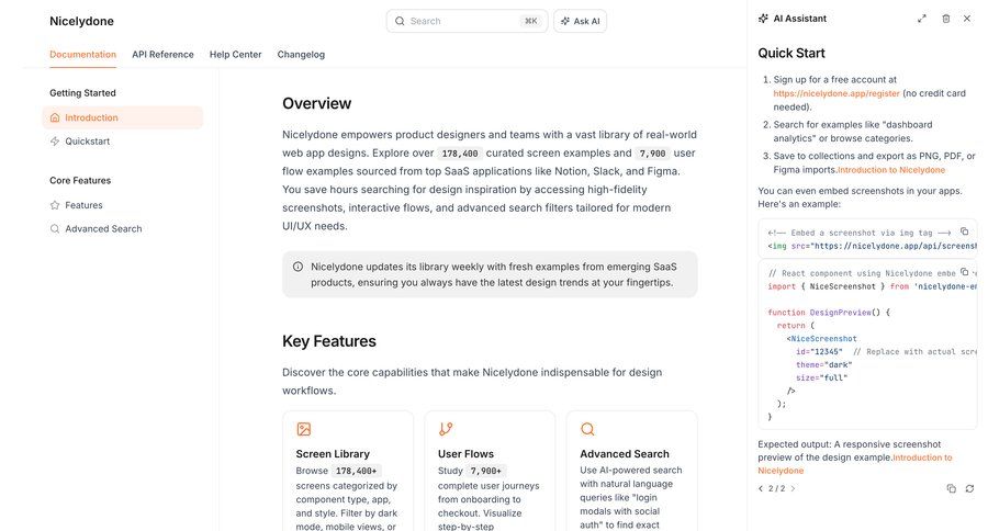 Documentation.AI
				onboarding ui page example